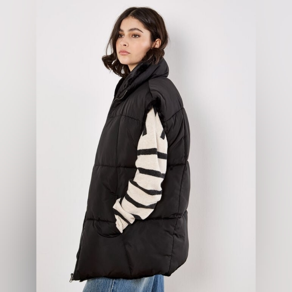 Reversible Faux Fur Vest